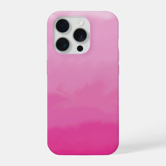 Träumerisches Rosa iPhone Hülle (Rückseite)