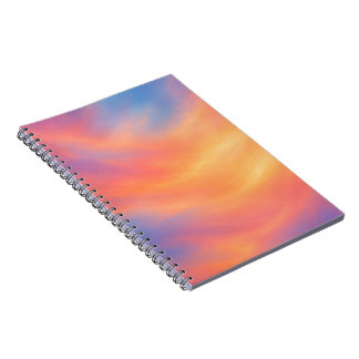 Träumerisches Sonnenuntergangs-Notizbuch | Rosa Bl Notizblock