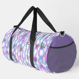 Träumerisches Sternenexplosions-Wellenmuster Duffle Bag