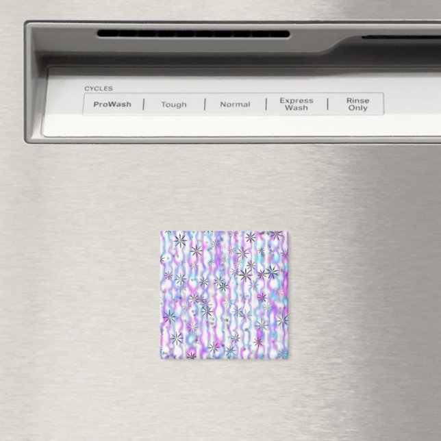 Träumerisches Sternenexplosions-Wellenmuster Magnet (In Situ (Geschirrspüler))
