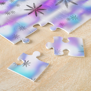 Träumerisches Sternenexplosions-Wellenmuster Puzzle