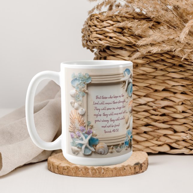 Träumeschale mit Muschelrahmen Kaffeetasse (Von Creator hochgeladen)