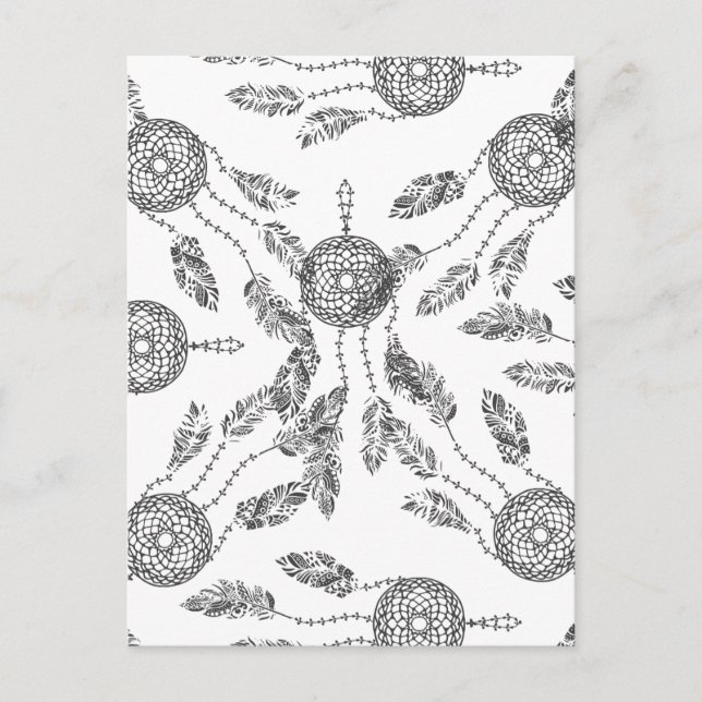 Traumfänger-Design Postkarte (Vorderseite)