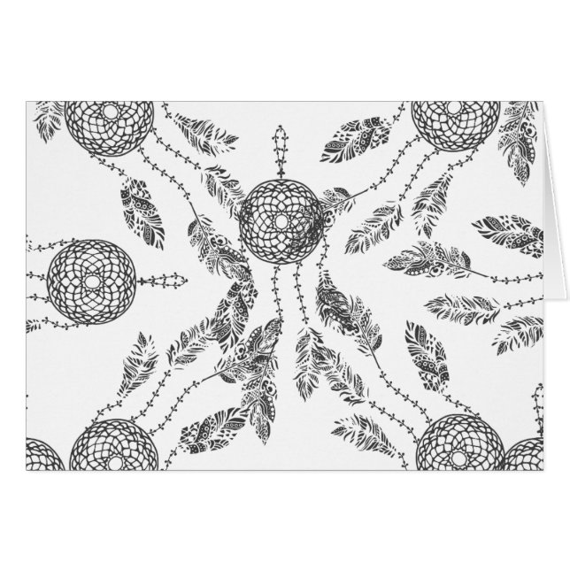 Traumfänger-Entwurf (Vorderseite (Horizontal))