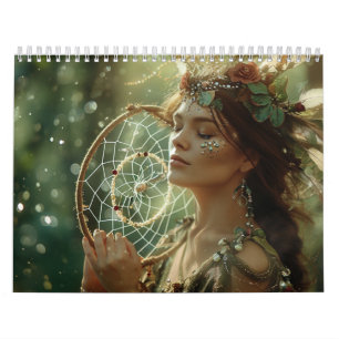 Traumfänger-Feder Indian Native American Boho Kalender
