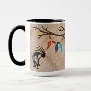 Traumfänger Federn Baum Kokopelli Tasse