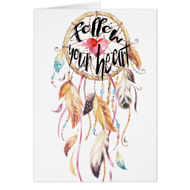 Traumfänger folgen Ihrem Herzen (Vorne)