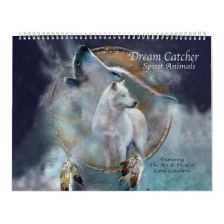 Traumfänger-Geist-Tier-Kunst-Kalender Kalender