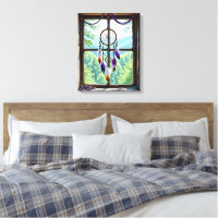 Traumfänger im Fenster | Boho-Kunst
