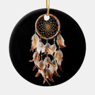 Traumfänger Indianer Native Amerikanisch Ethnisch  Keramik Ornament