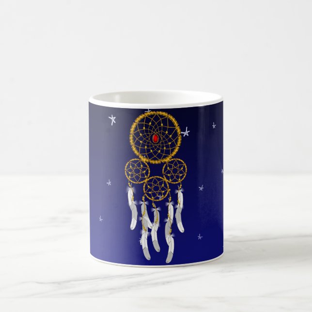 Traumfänger--Rubin Kaffeetasse (Mittel)