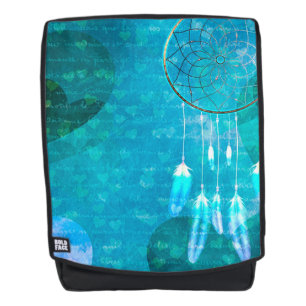 Traumfänger und Herzen Rucksack