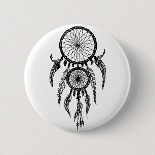 Traumfängerknopf Button