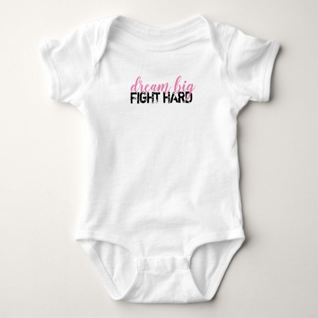 Traumfecht Baby Strampler (Vorderseite)