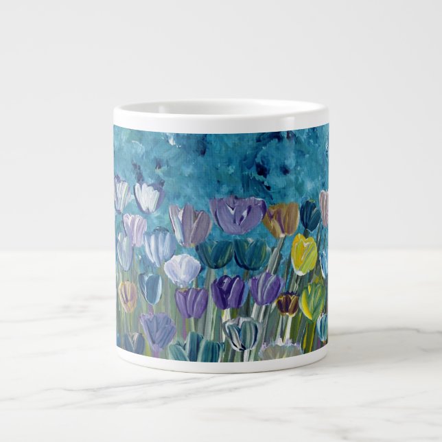 Traumfeld Jumbo-Tasse (Vorderseite)