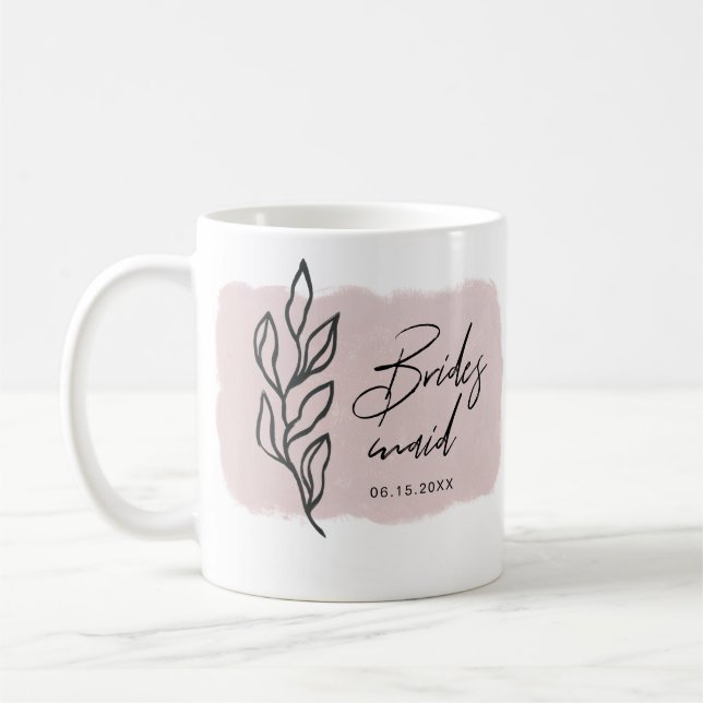 Traumfelder | Bridesmaid Script-Tasse Kaffeetasse (Links)