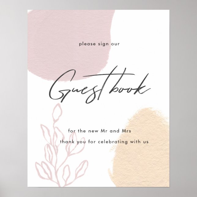 Traumfelder | Gästebuchposter Poster (Vorne)