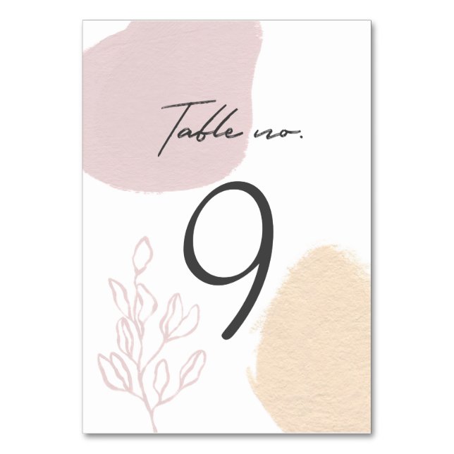 Traumfelder | TISCHNUMMER (Vorderseite)