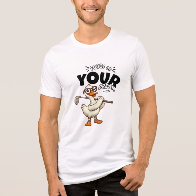 Traumfokus Tri-Blend Shirt (Vorderseite)