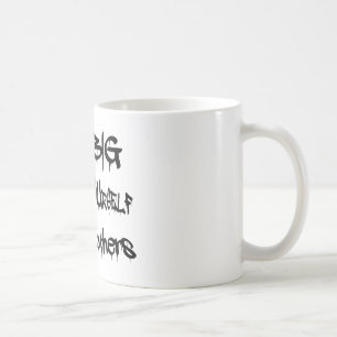 Traumgroße schaffen sich inspirieren schwarze tasse