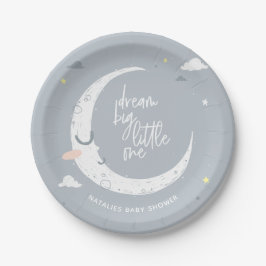 Traumgroßes kleines Babydusche Party Pappteller