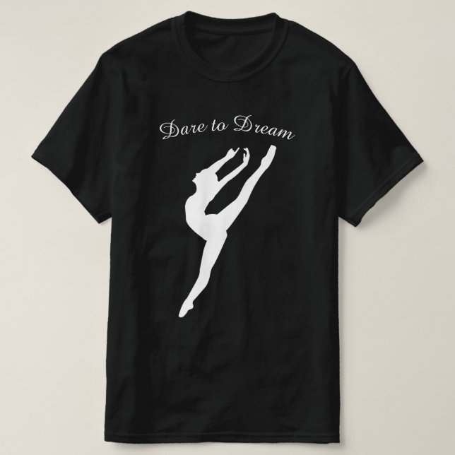 Traumgymnastik Ballet Tanzen T-Shirt (Design vorne)