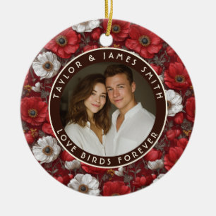 Traumhafte Anemonen Garten Hinterhof Hochzeit Keramik Ornament