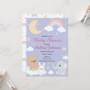 Traumhafte Babyparty-Einladung Einladung