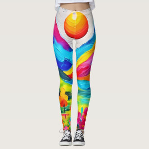 Traumhafte Bergmajestät-Malerei  Leggings