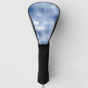 Traumhafte blaue Töne in einem quadratischen Muste Golf Headcover