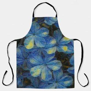 Traumhafte Blume im Vincent Van Gogh Art Stil. Art Schürze