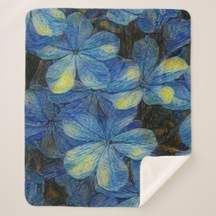 Traumhafte Blume im Vincent Van Gogh Art Stil. Art Sherpadecke
