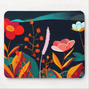Traumhafte Blumenlandschaft 3 Mousepad