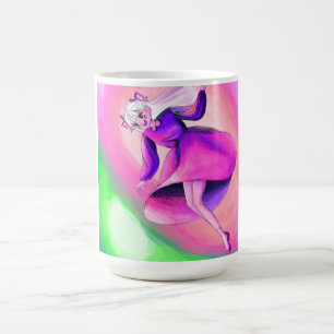 Traumhafte Fantasy-Prinzessinnen-Illustration Kaff Kaffeetasse