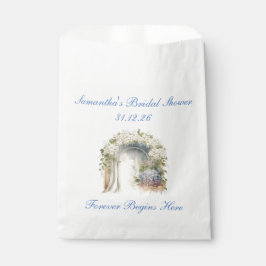 Traumhafte florale Hochzeitsgeschenktüte Geschenktütchen