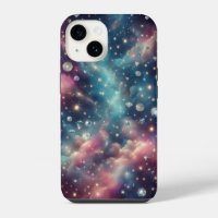 Traumhafte Galaxie Diamant Weltraum Glitter Sterne