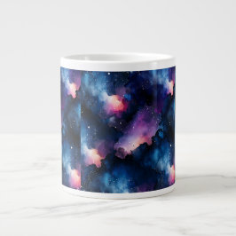 Traumhafte Galaxie-Nacht-Himmels-Kunst Jumbo-Tasse