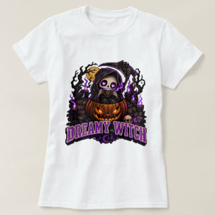 Traumhafte Hexen-Pastel-Goth-Shirt, Süße Sensenman T-Shirt