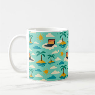 Traumhafte Insel Flucht Kaffeetasse