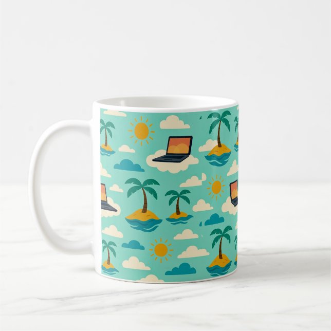 Traumhafte Insel Flucht  Kaffeetasse (Links)