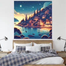 Traumhafte Küsten Nacht