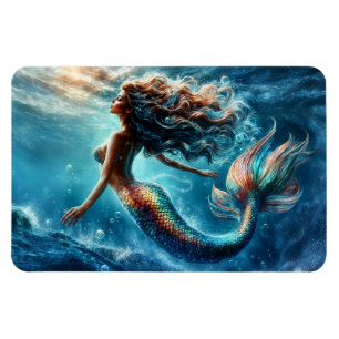 Traumhafte Meerjungfrau Fantasy-Kreatur Magnet