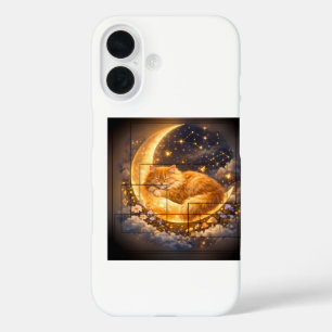 Traumhafte Mondkatze iPhone/iPad-Hülle iPhone 16 Hülle