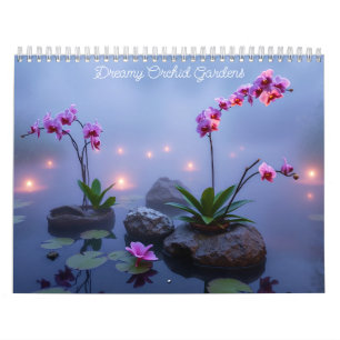 Traumhafte Orchideengärten Kalender