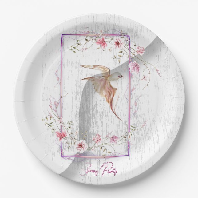 Traumhafte Party-Papier-Teller Pappteller (Vorderseite)