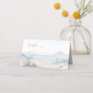 Traumhafte Pastell-Wüstenlandschaft Platzkarte