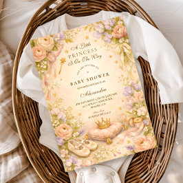 Traumhafte Prinzessin Stern Baby Shower Einladung