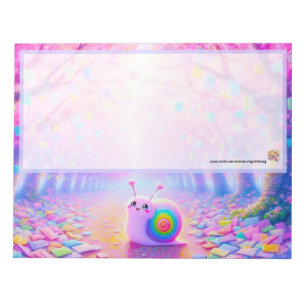 Traumhafte Schnecken Notizblock