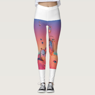 Traumhafte Surreal-Wüstenuhren ⏰ Leggings 👁️