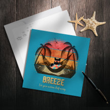 Traumhafte Tropenlandschaft der Coolen Katze